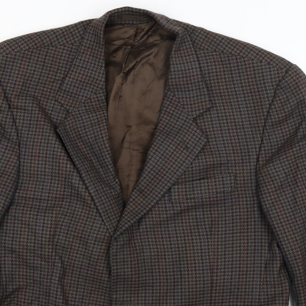 Dunn & Co Mens Brown   Jacket Blazer Size XL