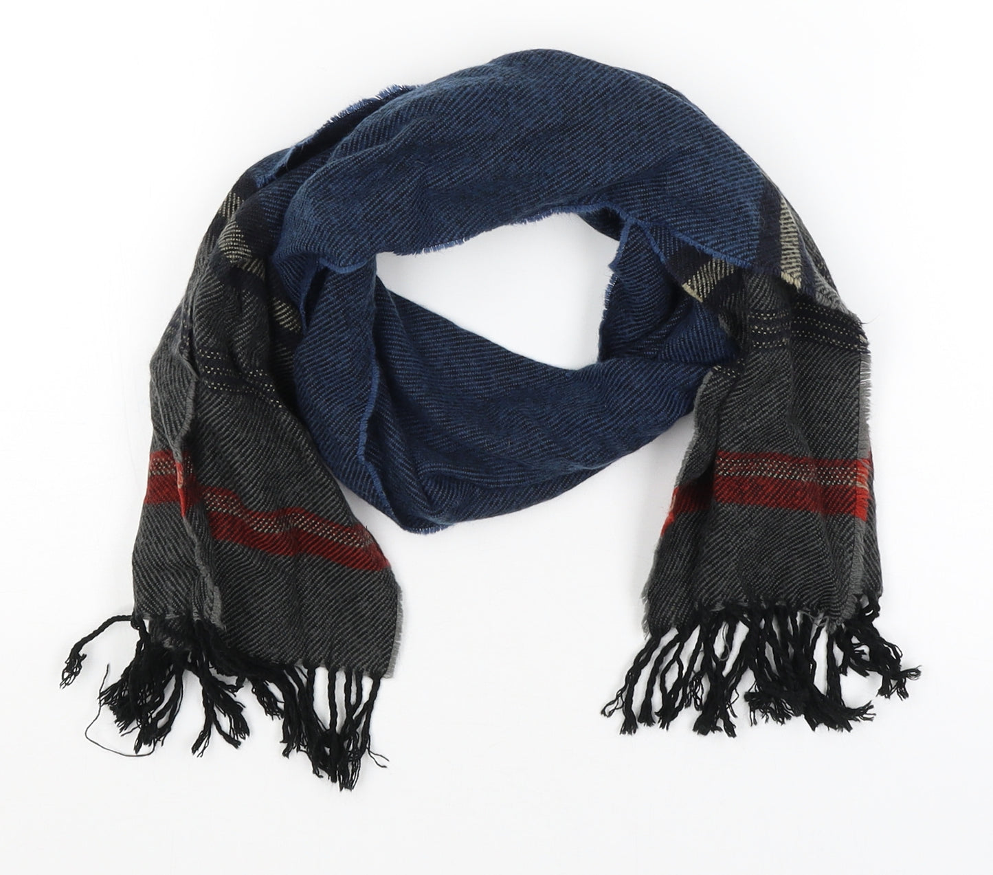 Cedar Wood State Mens Blue   Scarf  One Size