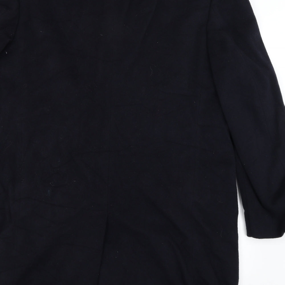 Savoy Taylors Guild Mens Blue   Overcoat Jacket Size L