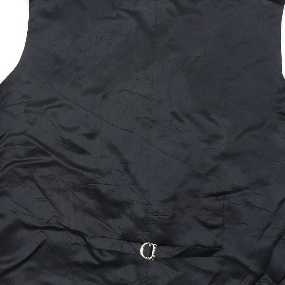 Preworn Mens Black   Tuxedo Suit Waistcoat Size L