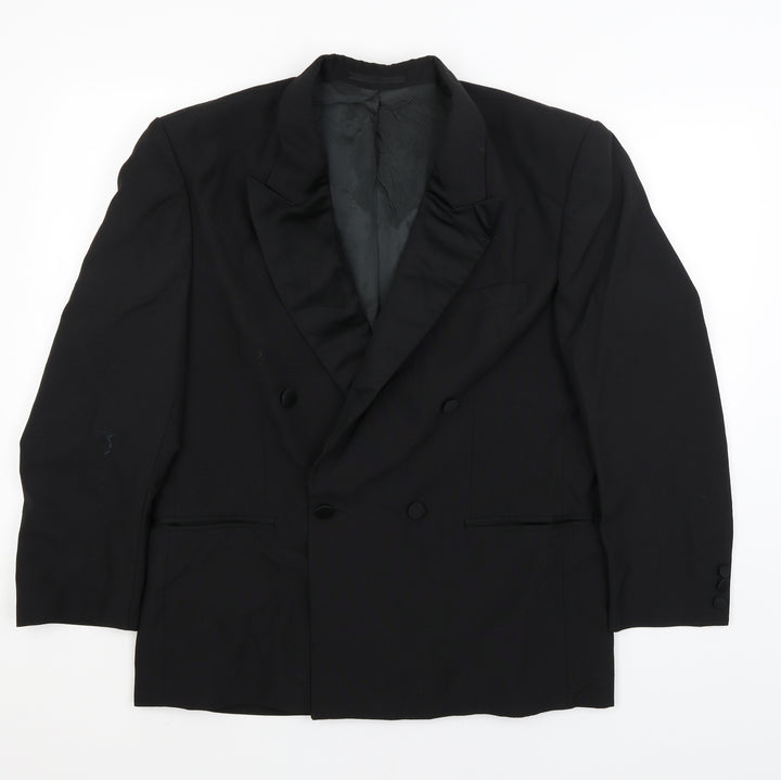 Collection Mens Black Jacket Blazer Size L