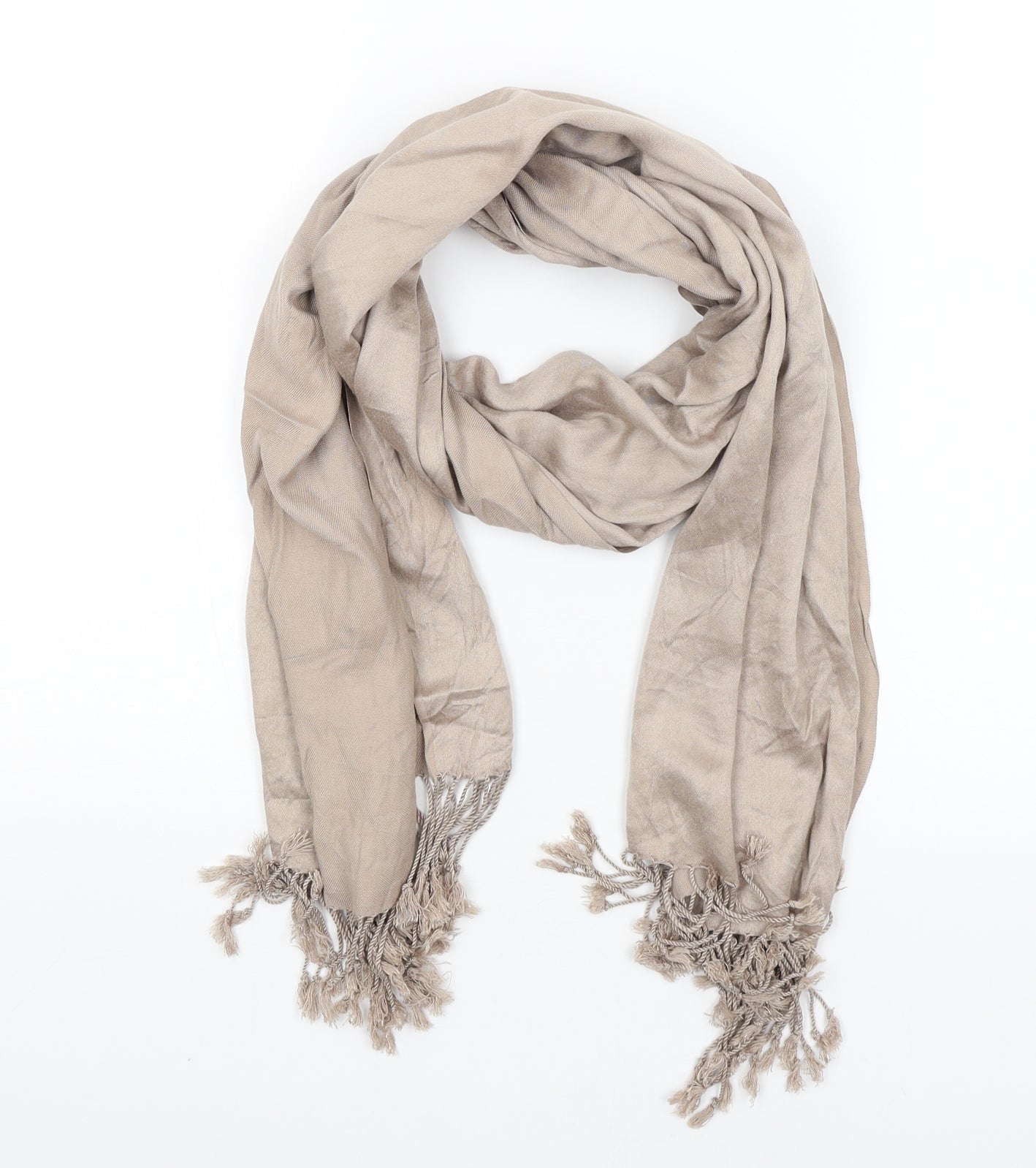 Preworn Womens Beige    Scarf