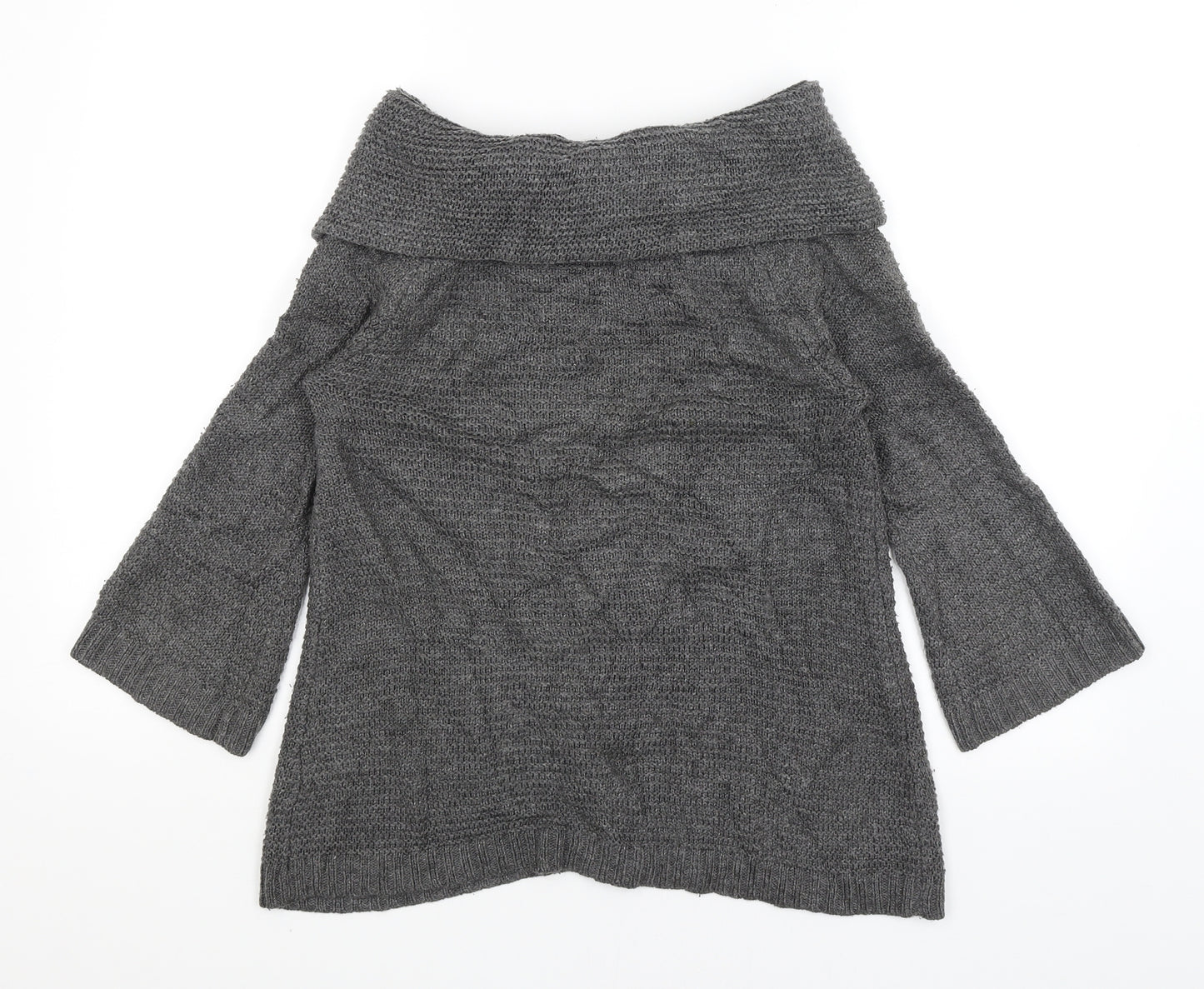 M&S Womens Grey   Pullover Jumper Size 8