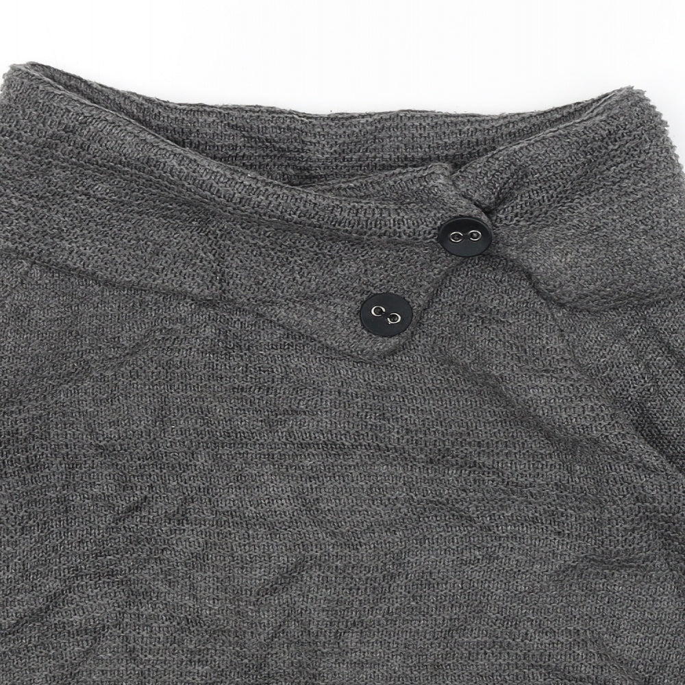 M&S Womens Grey   Pullover Jumper Size 8