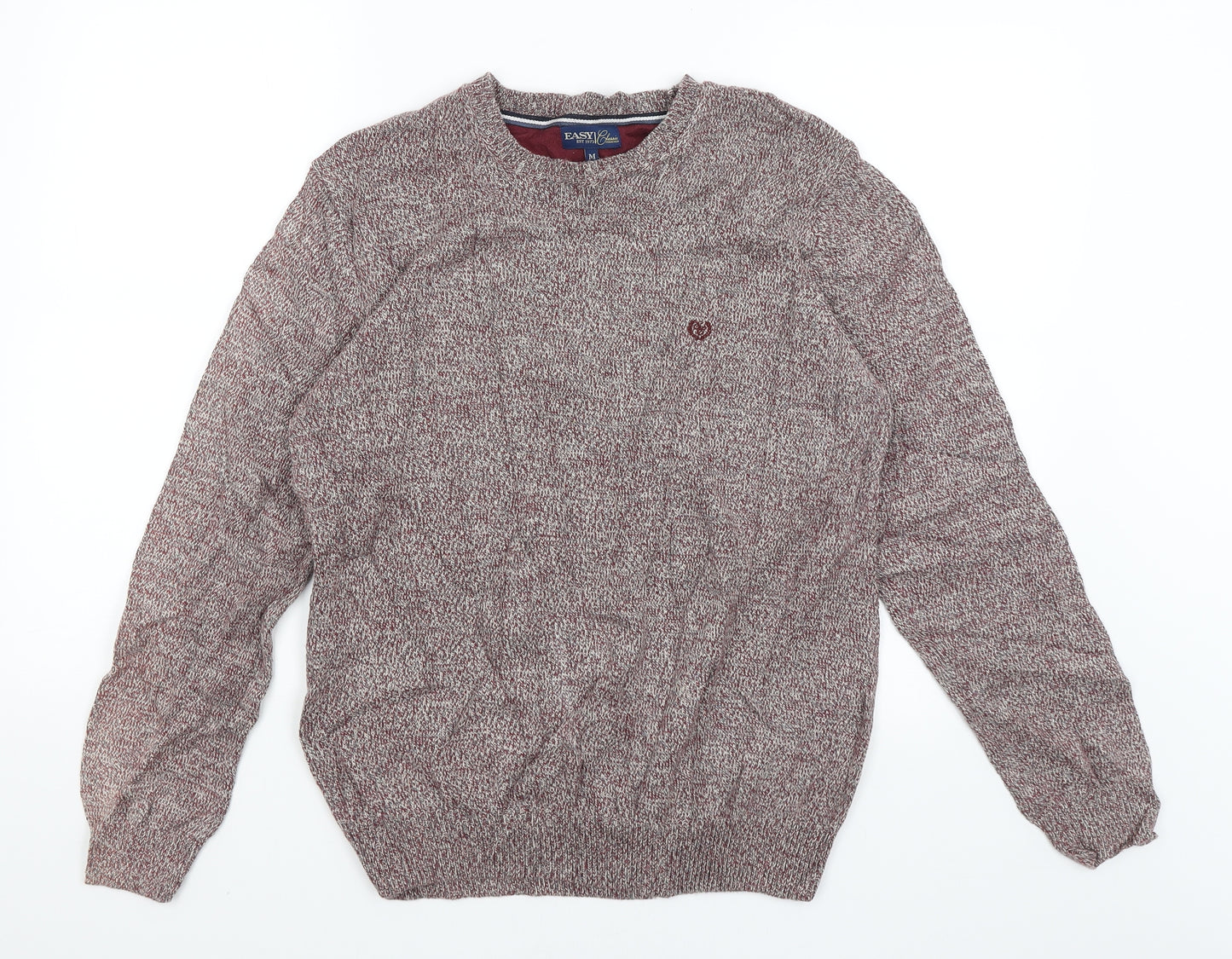 Easy Mens Red   Pullover Jumper Size M