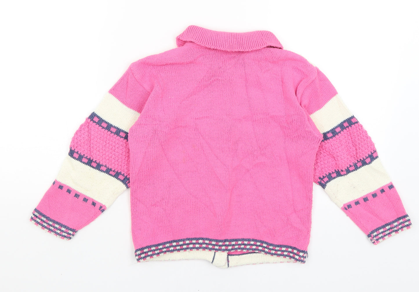 Ladybird Girls Pink   Cardigan Jumper Size 4-5 Years