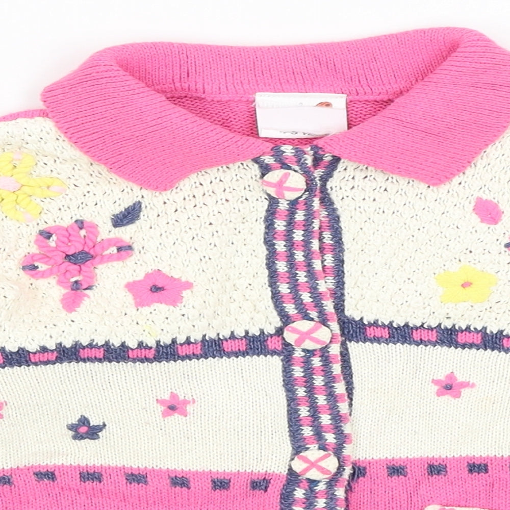 Ladybird Girls Pink   Cardigan Jumper Size 4-5 Years