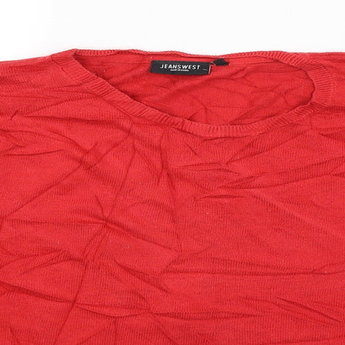 Jeans West Womens Red   Pullover Jumper Size XS