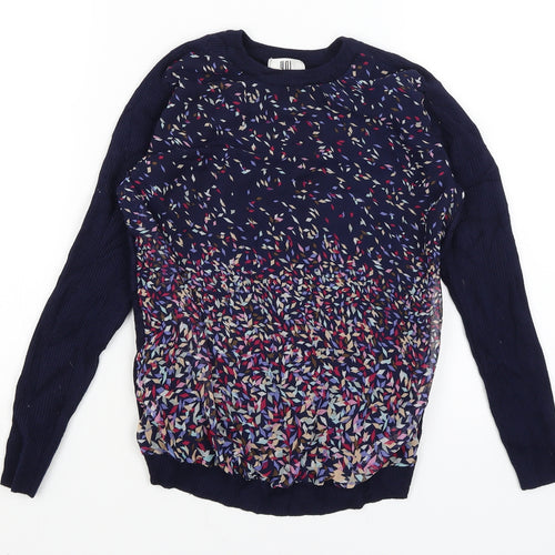 Yal Womens Blue   Pullover Jumper Size XS