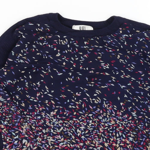 Yal Womens Blue   Pullover Jumper Size XS