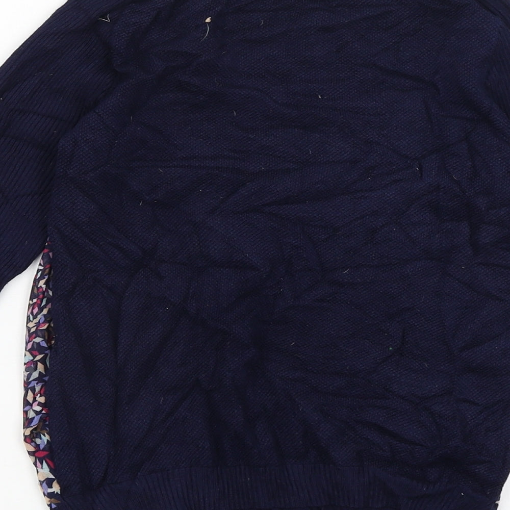 Yal Womens Blue   Pullover Jumper Size XS