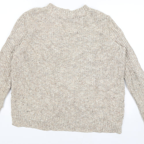 Fat Face Womens Beige   Pullover Jumper Size 14