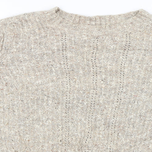 Fat Face Womens Beige   Pullover Jumper Size 14