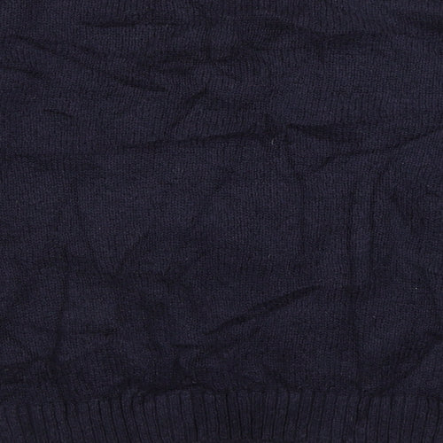 M&S Womens Blue Floral  Pullover Jumper Size 12