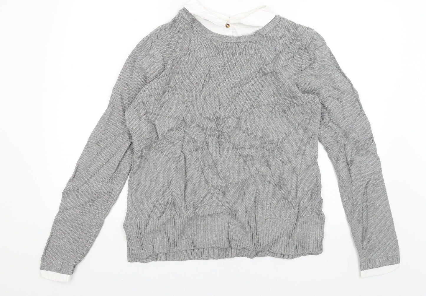 Seraphine Womens Grey   Pullover Jumper Size L