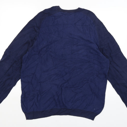 M&S Mens Blue   Pullover Jumper Size XL