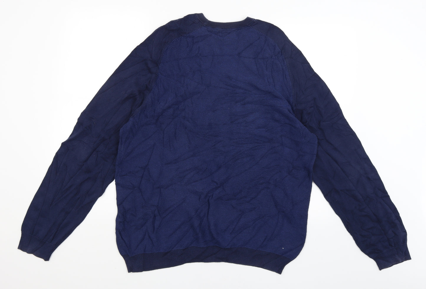 M&S Mens Blue   Pullover Jumper Size XL