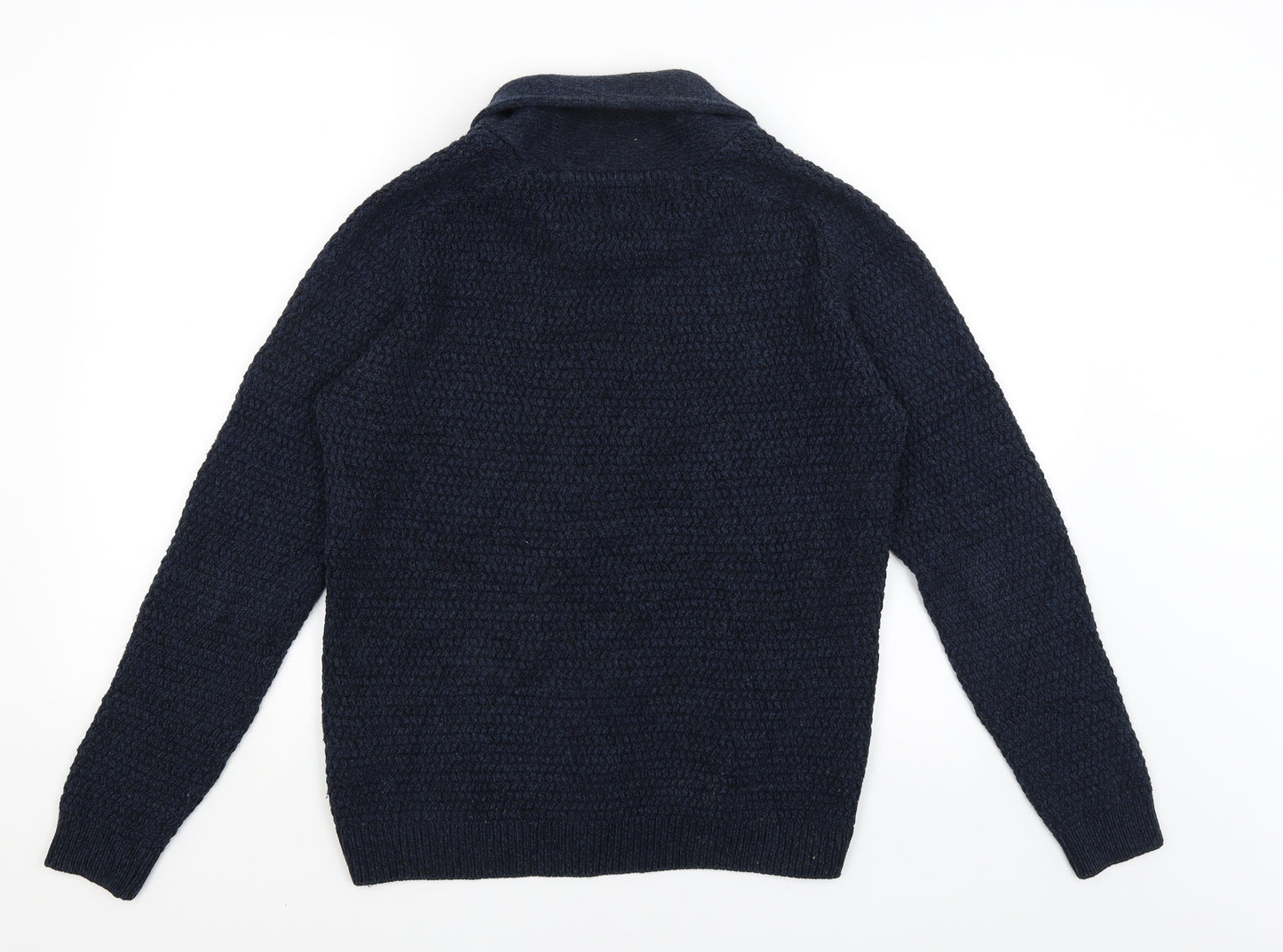 NEXT Mens Blue   Henley Jumper Size M
