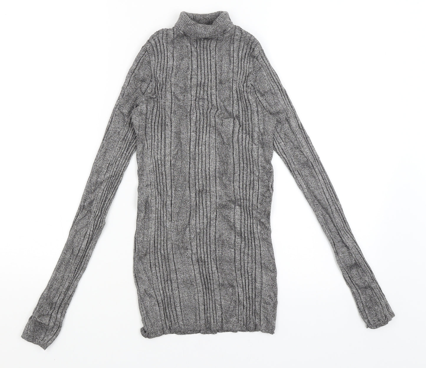 M&S Womens Grey   Basic T-Shirt Size 8