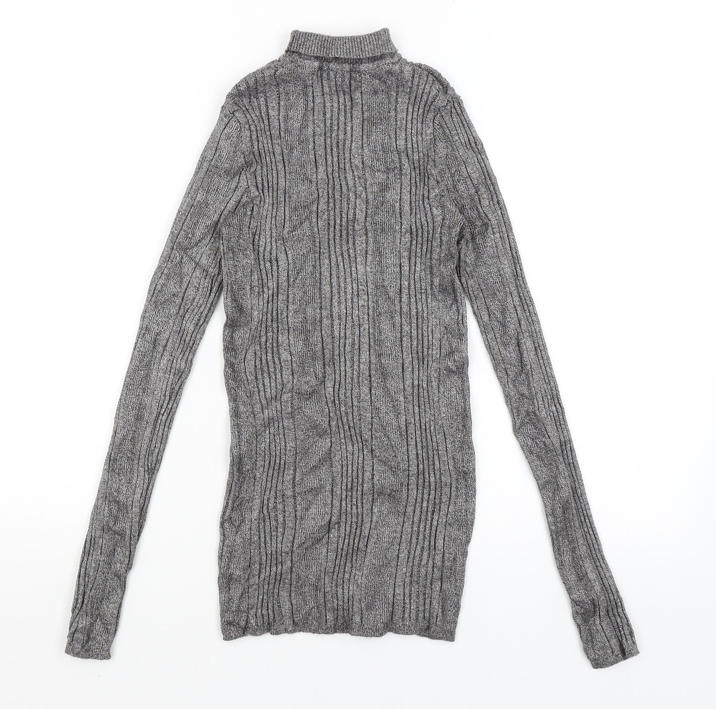 M&S Womens Grey   Basic T-Shirt Size 8