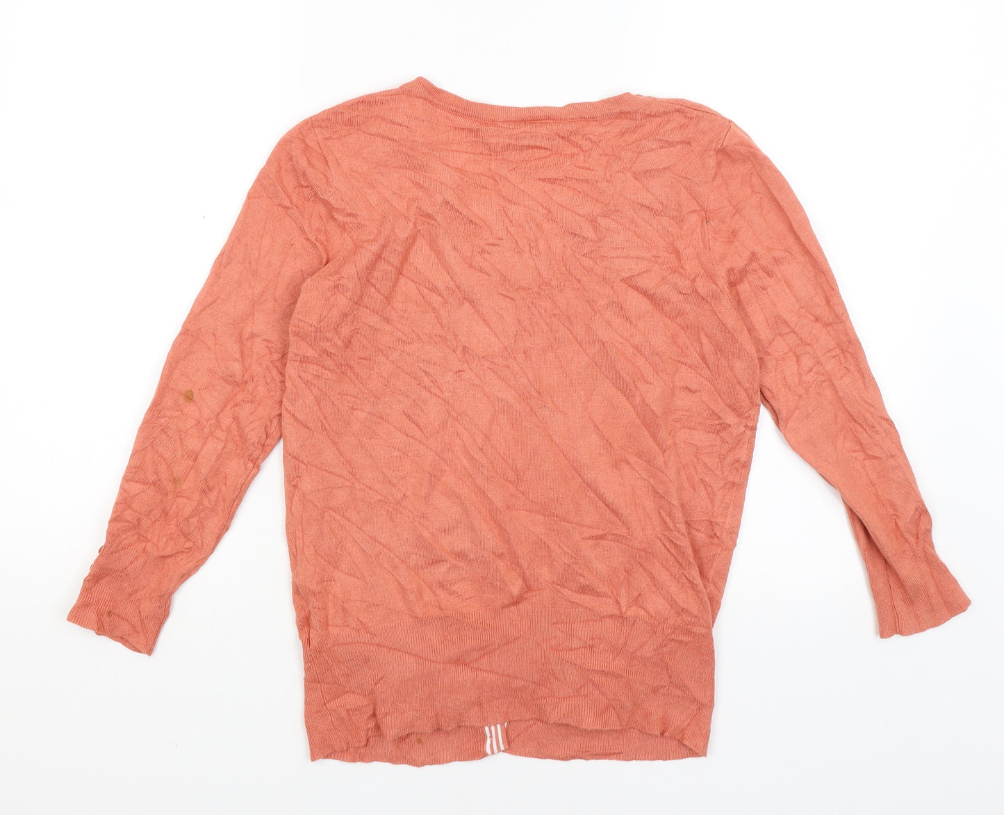 Wallis Womens Orange   Cardigan Jumper Size 10