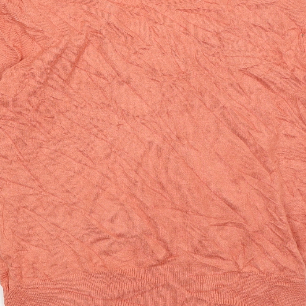 Wallis Womens Orange   Cardigan Jumper Size 10