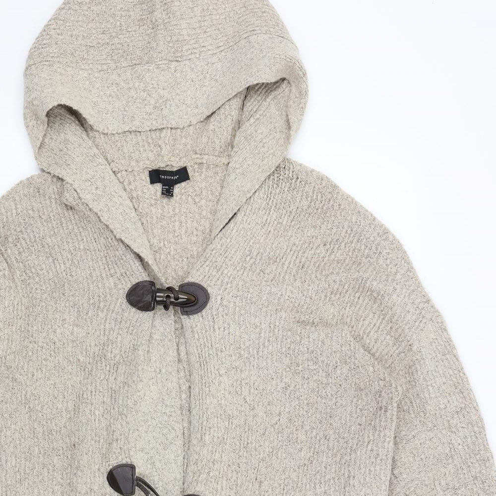 Atmosphere Womens Beige   Overcoat Coat Size 16