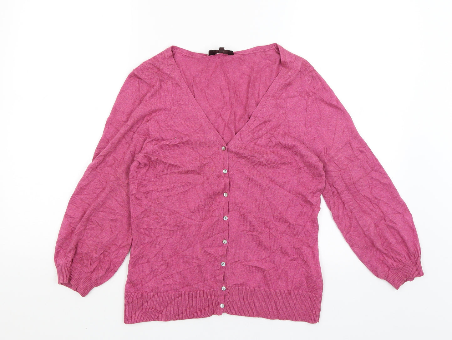 Great Plains Womens Pink   Cardigan Jumper Size S