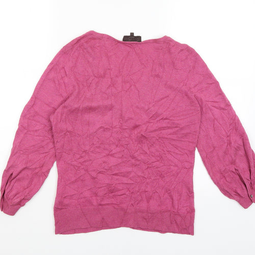 Great Plains Womens Pink   Cardigan Jumper Size S