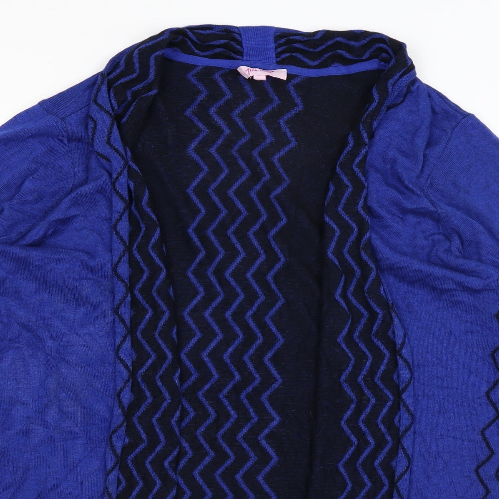 Per Una Womens Blue   Wrap Jumper Size 20