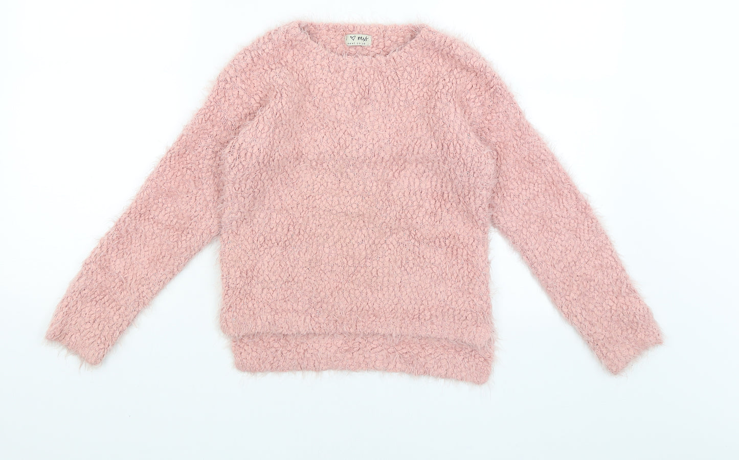 NEXT Girls Pink   Pullover Jumper Size 7 Years