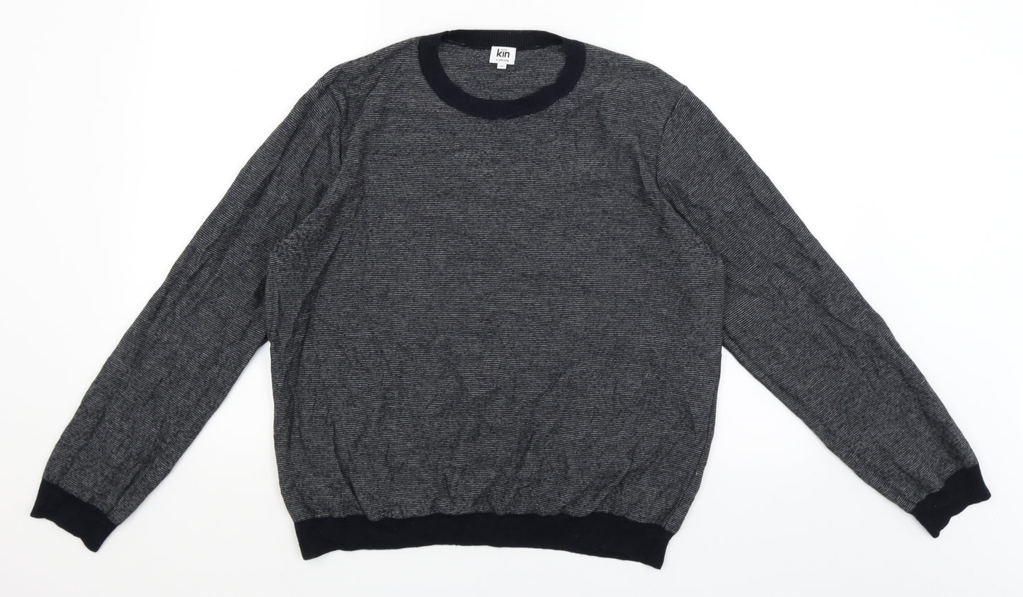 Kin Mens Grey   Pullover Jumper Size XL