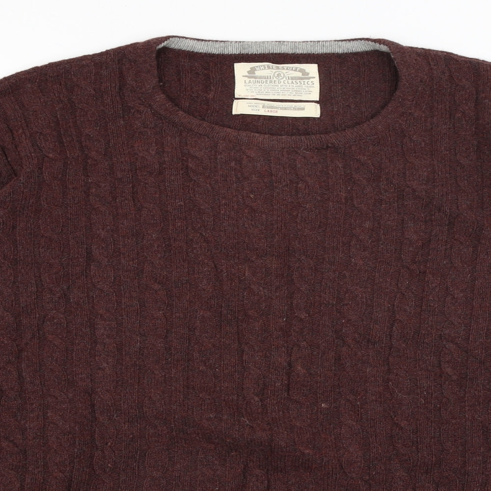 White Stuff Girls Brown   Pullover Jumper Size L