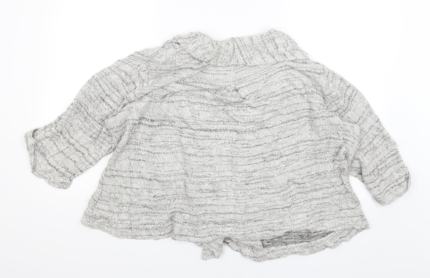 Fat Face Womens Grey   Wrap Jumper Size 16