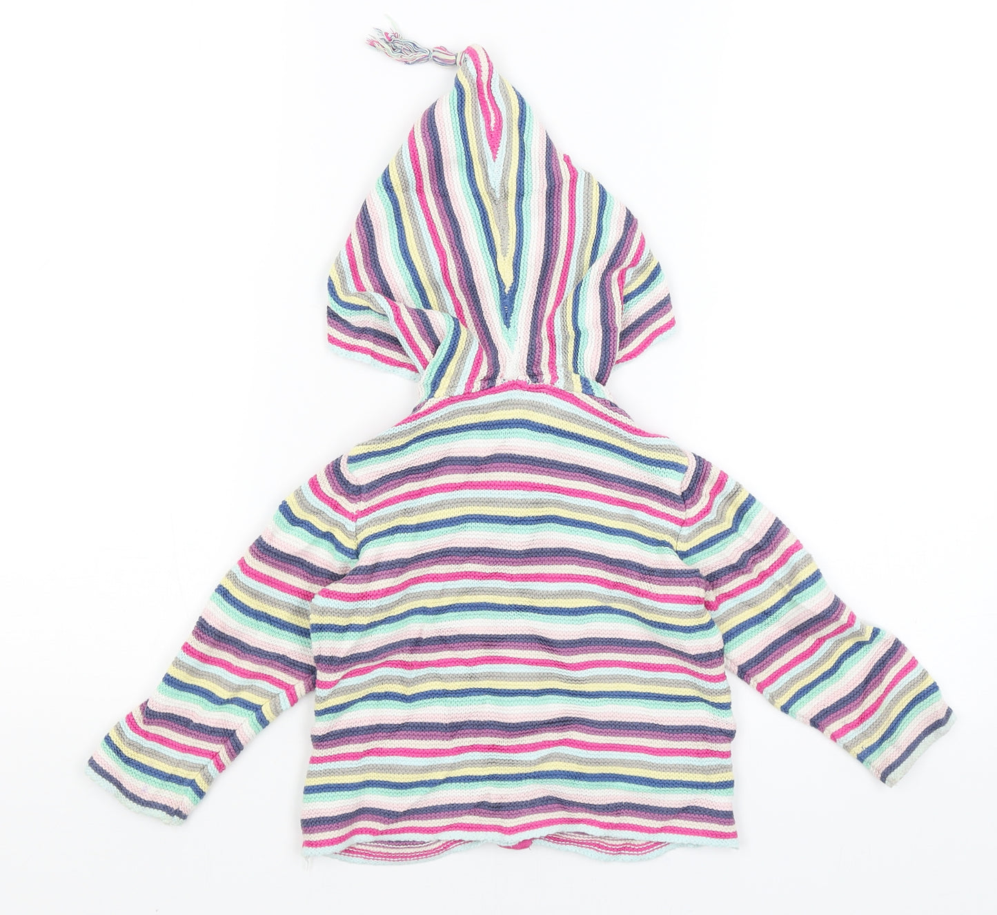 NEXT Baby Multicoloured Striped  Cardigan Jumper Size 12-18 Months