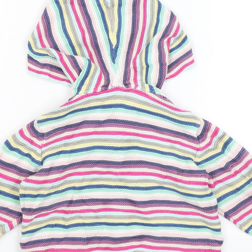 NEXT Baby Multicoloured Striped  Cardigan Jumper Size 12-18 Months