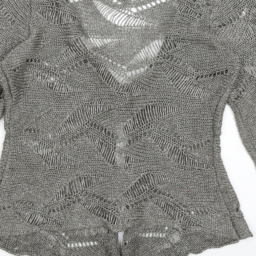 Colour Works Womens Green   Cardigan Jumper Size M