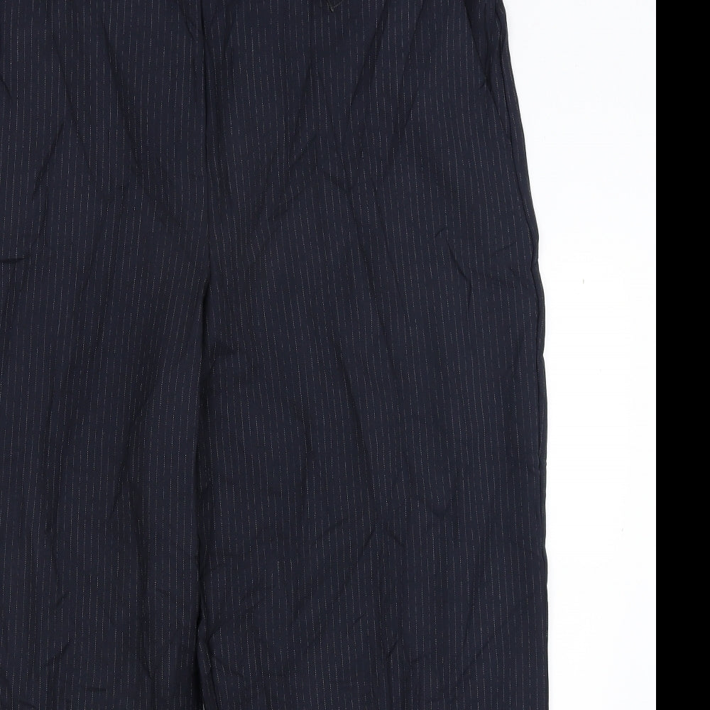 M&S Womens Blue   Dress Pants Trousers Size 22 L28 in