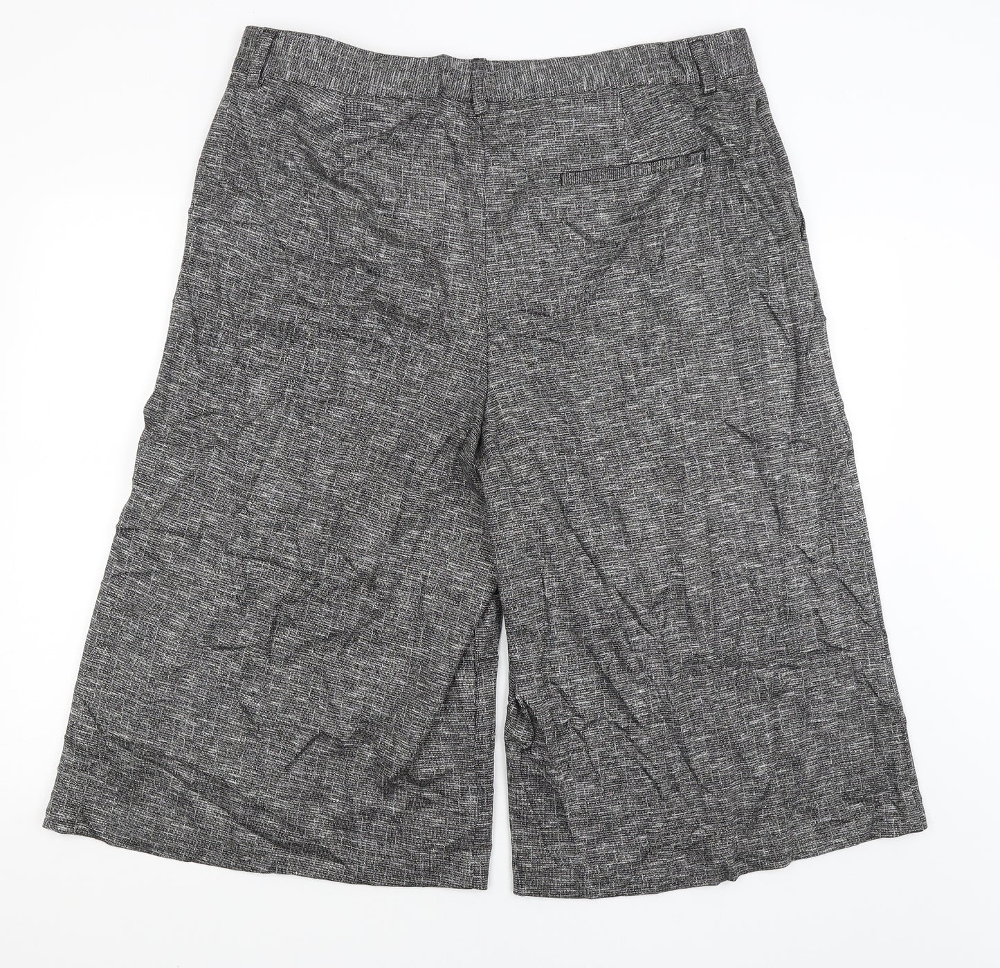 M&S Womens Grey   Culotte Shorts Size 20