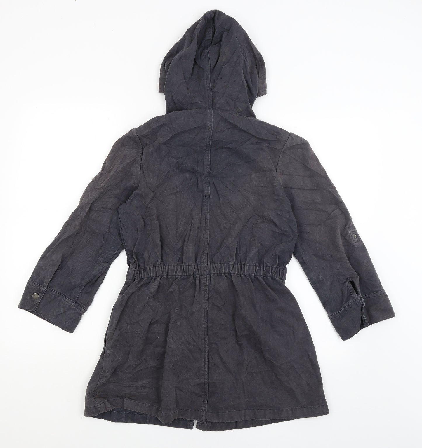 Zara Womens Black   Overcoat Coat Size S