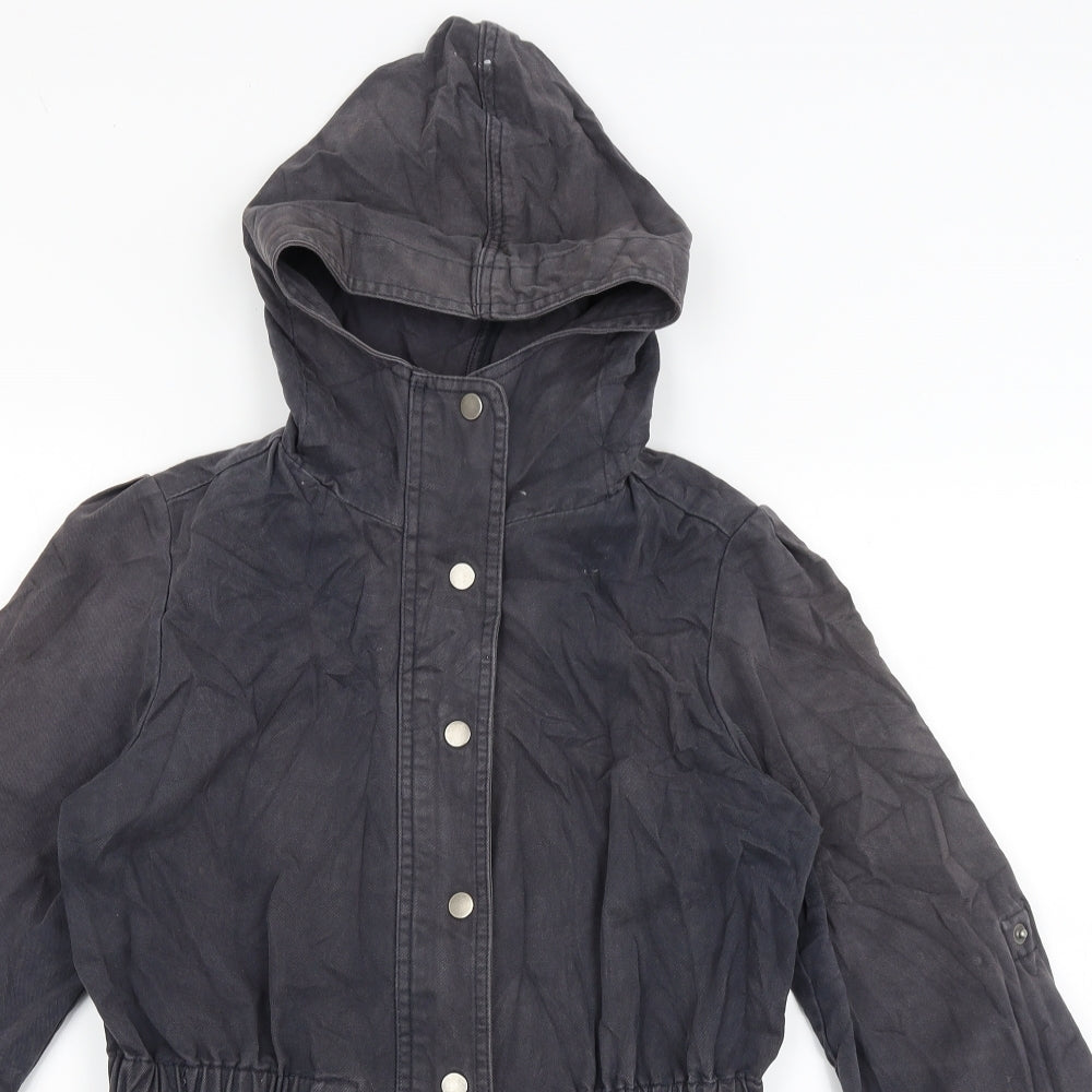 Zara Womens Black   Overcoat Coat Size S