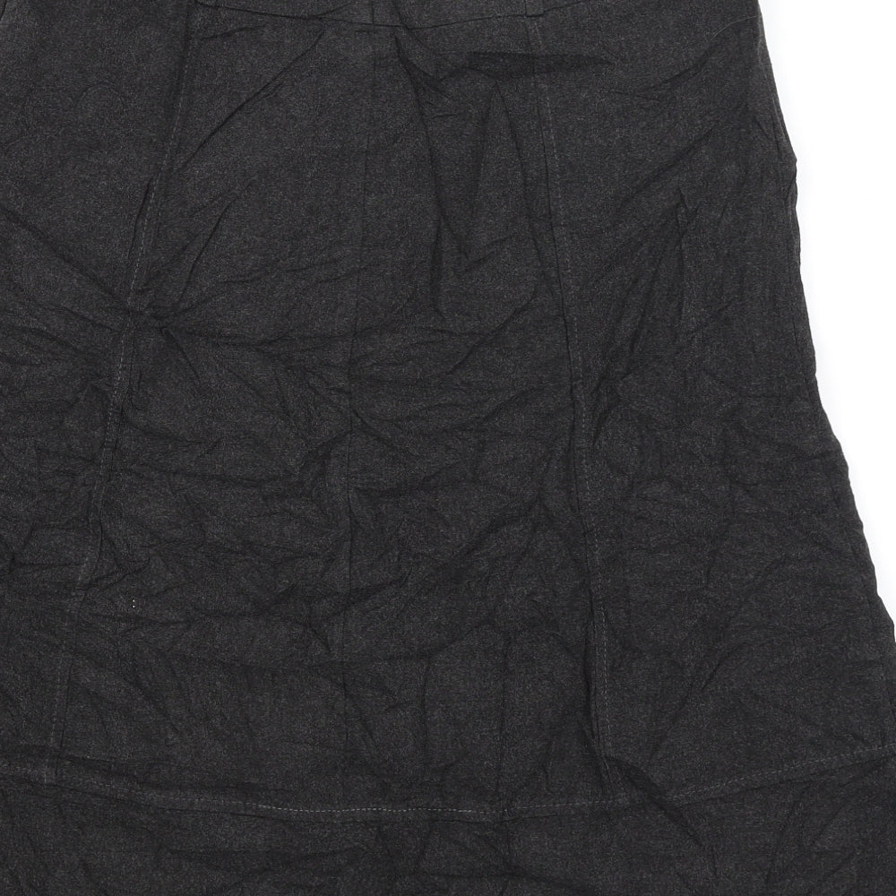 M&S Womens Black   A-Line Skirt Size 14