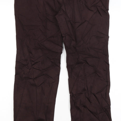 Per Una Womens Red   Straight Jeans Size 12 L30 in