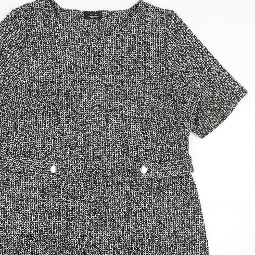 Papaya Womens Grey   A-Line  Size 18