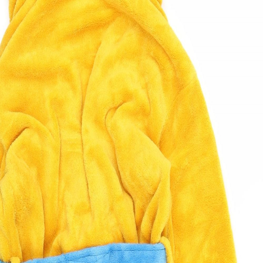 NEXT Girls Yellow Solid  Capri Robe Size 11 Years  - Adventure Time