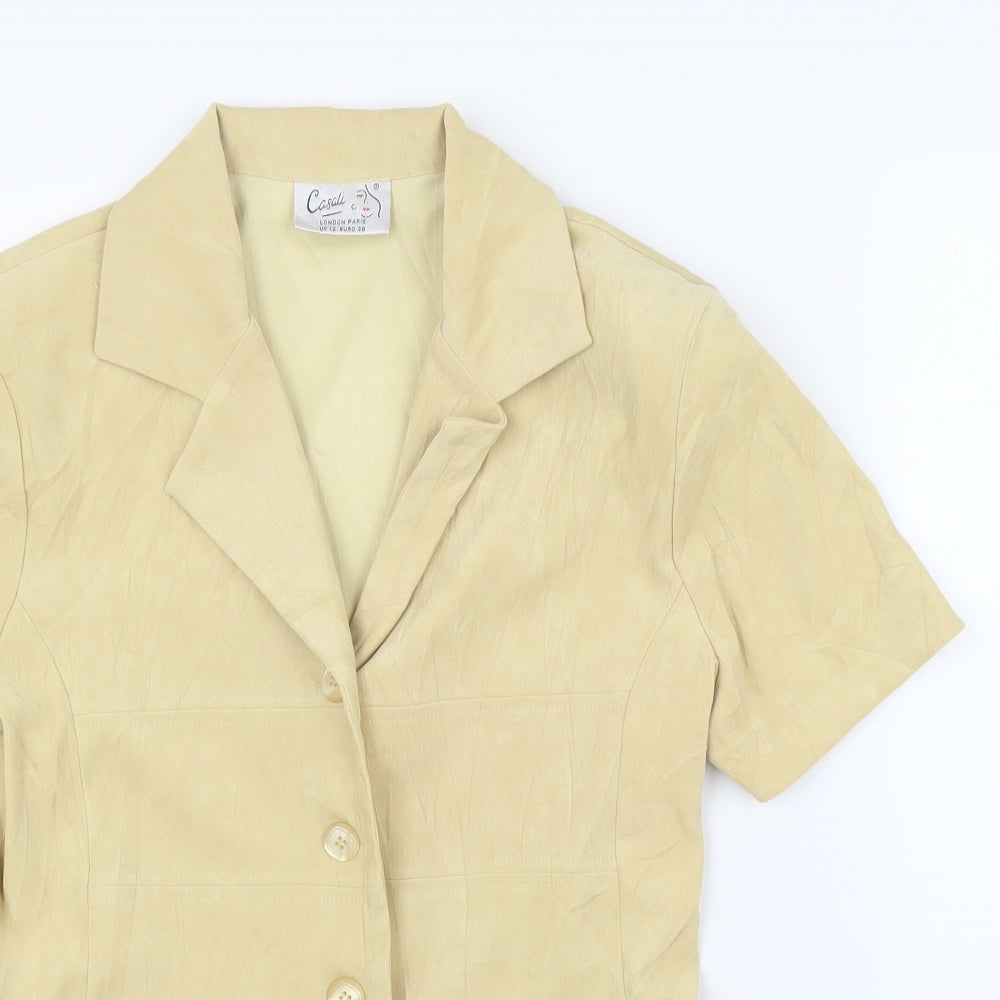 Casali Womens Beige   Basic Blouse Size 12