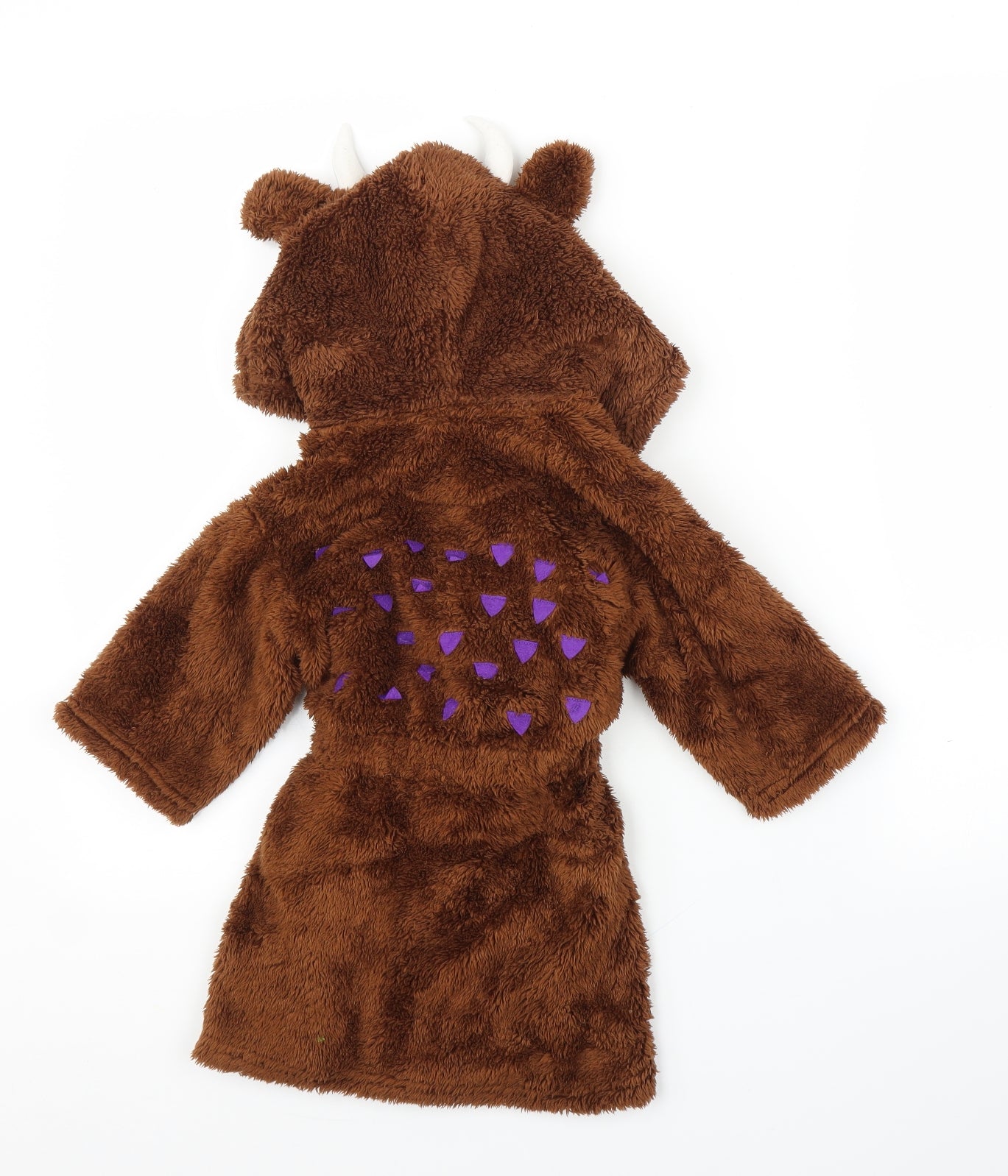 M&S Baby Brown Solid  Chemise Robe Size 12-18 Months  - Gruffalo