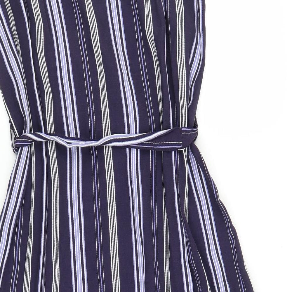 New Look Womens Purple Striped  Shift  Size 16