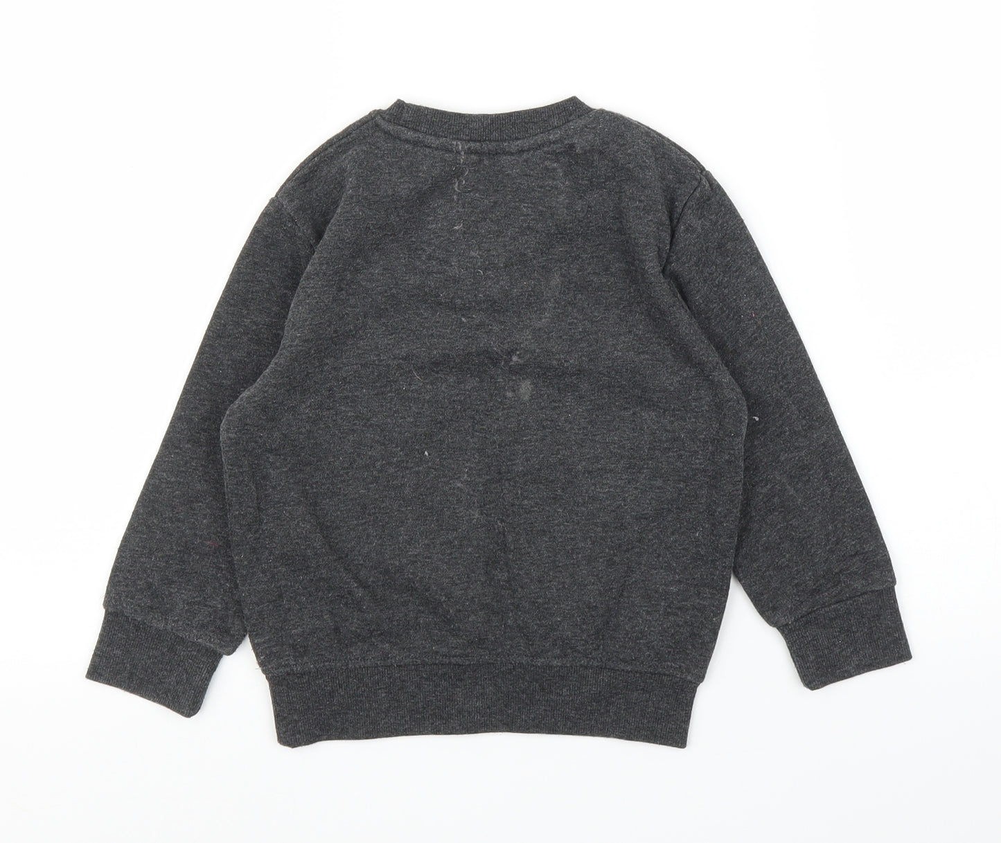 Primark Boys Grey   Pullover Jumper Size 3-4 Years