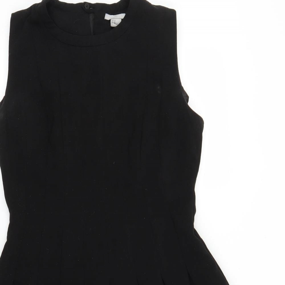 H&M Womens Black   A-Line  Size 12